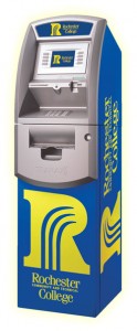 Digital mockup of the wrapped ATM