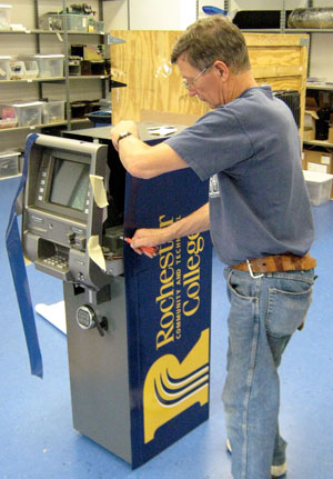 Cutting the left panel.