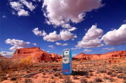 wireless Take your ATM anywhere with a wireless adapter.