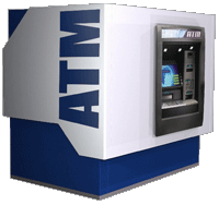 Bunker-style ATM kiosk